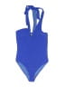 Beach Riot Solid Blue One Piece Swimsuit Size XS - photo 1