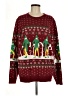 ELF 100% Acrylic Burgundy Pullover Sweater Size L - photo 1