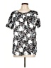 Unbranded Silver Short Sleeve Blouse Size L - photo 1