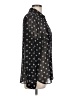 Coldwater Creek 100% Polyester Polka Dots Black Long Sleeve Blouse Size L - photo 4