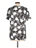 Unbranded Silver Short Sleeve Blouse Size L - photo 2