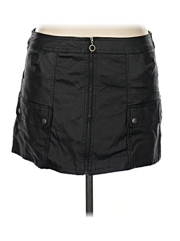 No Boundaries Faux Leather Skirt (view 1)