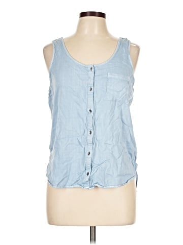 Mudd Sleeveless Button-Down Shirt (view 1)