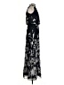 Aqua 100% Polyester Graphic Black Cocktail Dress Size 0 - photo 4