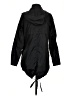 ASOS 100% Polyester Solid Black Raincoat Size 4 - photo 2