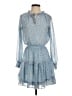 Jessica Simpson 100% Polyester Blue Casual Dress Size S - photo 1