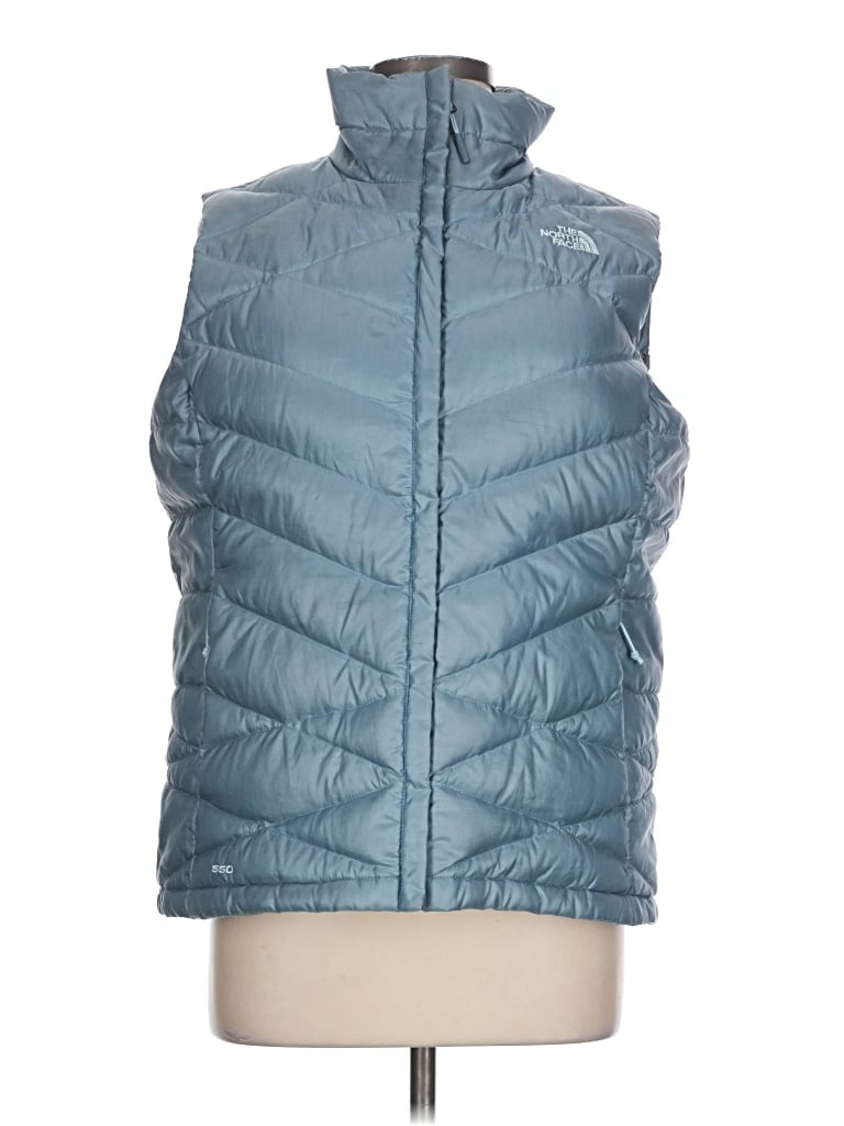 Pre-owned The North Face Vest In Blue