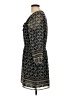 Madewell 100% Polyester Print Black Casual Dress Size 10 - photo 5
