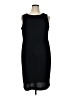 Studio 1 100% Polyester Solid Black Cocktail Dress Size 14W - photo 1