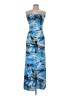 Final Touch Tropical Blue Casual Dress Size S - photo 1