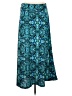 Mossimo Supply Co. Print Teal Formal Skirt Size M - photo 1