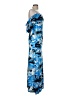 Final Touch Tropical Blue Casual Dress Size S - photo 4