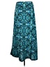 Mossimo Supply Co. Print Teal Formal Skirt Size M - photo 2