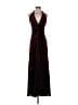 Halston Burgundy Cocktail Dress Size 2 - photo 1