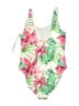 Nicole Miller Studio Tropical Ivory One Piece Swimsuit Size XL - photo 2