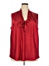 Kasper 100% Polyester Red Sleeveless Blouse Size 3X - photo 1