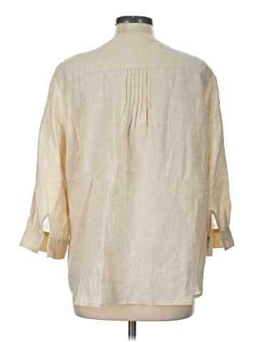 Coldwater Creek 3/4 Sleeve Button-Down Shirt (view 2)