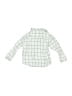 Zara Kids Green Long Sleeve Button-Down Shirt Size 12-18 mo - photo 2