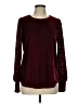 Mystree 100% Polyester Burgundy Long Sleeve Blouse Size L - photo 1