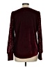 Mystree 100% Polyester Burgundy Long Sleeve Blouse Size L - photo 2