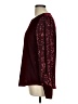 Mystree 100% Polyester Burgundy Long Sleeve Blouse Size L - photo 5