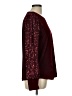Mystree 100% Polyester Burgundy Long Sleeve Blouse Size L - photo 4