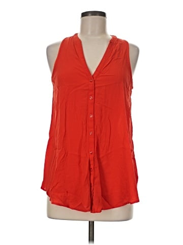 Maeve Sleeveless Button-Down Shirt (view 1)