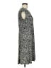 Chaps Animal Print Gray Cocktail Dress Size M - photo 4