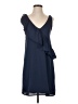 Everly 100% Polyester Solid Blue Cocktail Dress Size S - photo 1