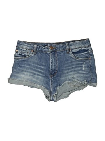 See Thru Soul Denim Shorts (view 1)