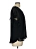 Design History Black Short Sleeve Blouse Size L - photo 4