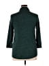 Merona Teal 3/4 Sleeve Button-Down Shirt Size L - photo 2