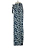 Max Studio Tropical Blue Casual Pants Size XS - photo 5