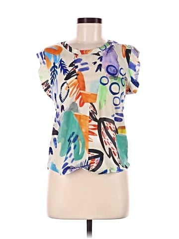 Zara W&B Collection Sleeveless T-Shirt (view 1)