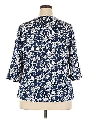 Notations 3/4 Sleeve Blouse (view 2)