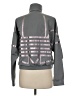 Adidas 100% Polyester Gray Track Jacket Size M - photo 2