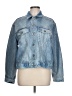 Zara 100% Angora Blue Denim Jacket Size L - photo 1