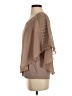 AGB 100% Polyester Tan Short Sleeve Blouse Size S - photo 5