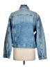 Zara 100% Angora Blue Denim Jacket Size L - photo 2