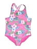 Lands' End Tropical Pink One Piece Swimsuit Size 14 - 16 - photo 1