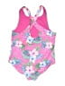 Lands' End Tropical Pink One Piece Swimsuit Size 14 - 16 - photo 2
