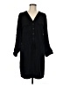 Max Studio Solid Black Casual Dress Size M - photo 1