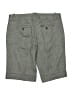J.Crew 100% Wool Chevron-herringbone Gray Shorts Size 12 - photo 2