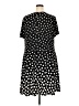 Susan Graver Polka Dots Black Casual Dress Size 2X (petite) - photo 2
