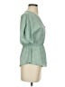 Sienna Sky 100% Polyester Green Short Sleeve Blouse Size XS - photo 4