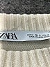 Zara Stripes Ivory Turtleneck Sweater Size M - photo 7