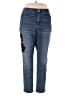 Chico's Hearts Blue Jeans Size XL (3.5) - photo 1