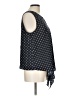 41Hawthorn 100% Polyester Polka Dots Black Sleeveless Blouse Size L - photo 4