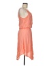 Splendid 100% Rayon Solid Orange Casual Dress Size M - photo 4