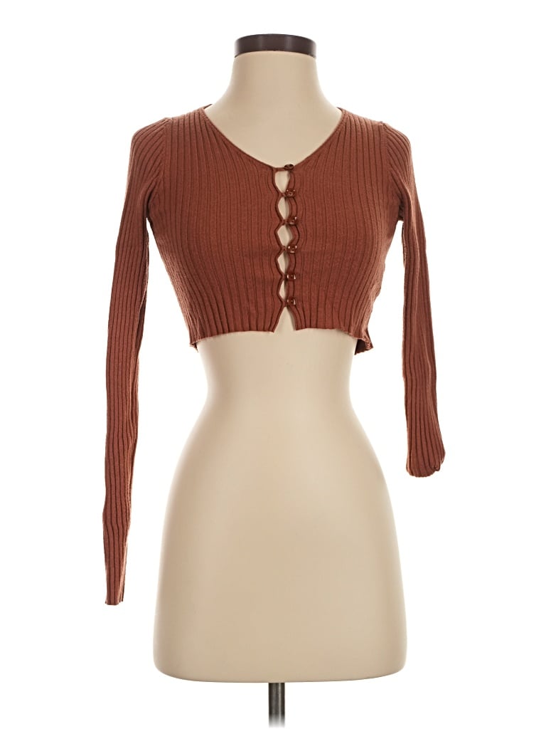 Pre-owned Début Cardigan Sweater In Brown